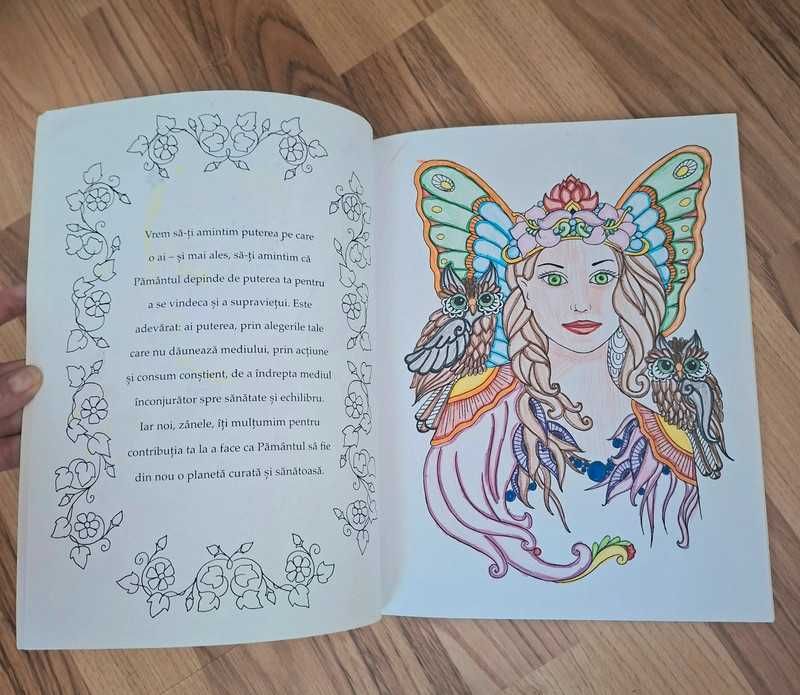 Mesaje de la zâne - Carte de colorat de Doreen Virtue
