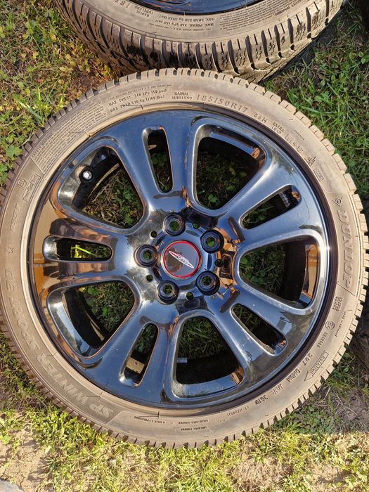 Roți iarnă, jante originale Mini Cooper, John Cooper Works, 185 50 17