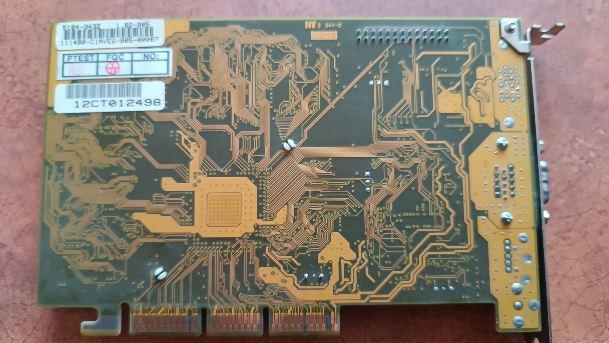 Placa video retro Asus Nvidia TNT2 PRO 32MB SDR AGP4x