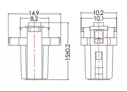 автомобилна индикаторна лампа  b8.3d 1x5050 -12v бяла zollex b0113