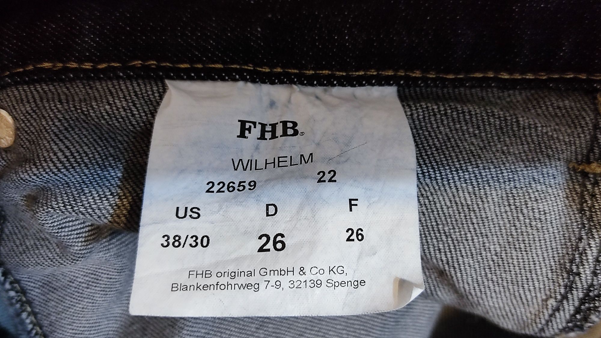 Pantaloni salopeta FHB Wilhelm bărbați mărimea L munca lucru strauss