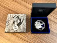 Moneda Argint Franta 2019 - Primii Pasi pe Luna 10 EURO