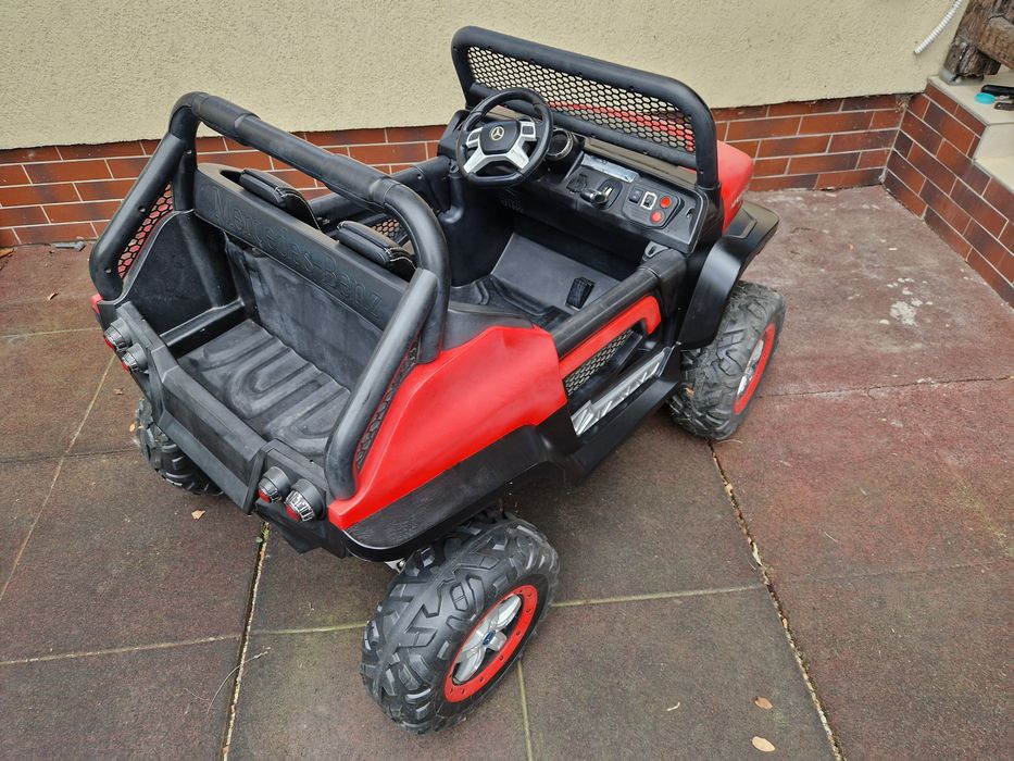 Vand masinuta copii Mercedes Unimog 4x4 suspensii