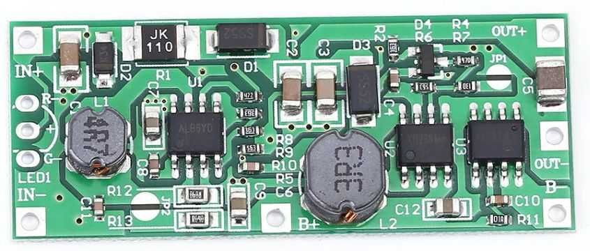 Mini UPS inverter router 12V acumulator Li Ion 18650