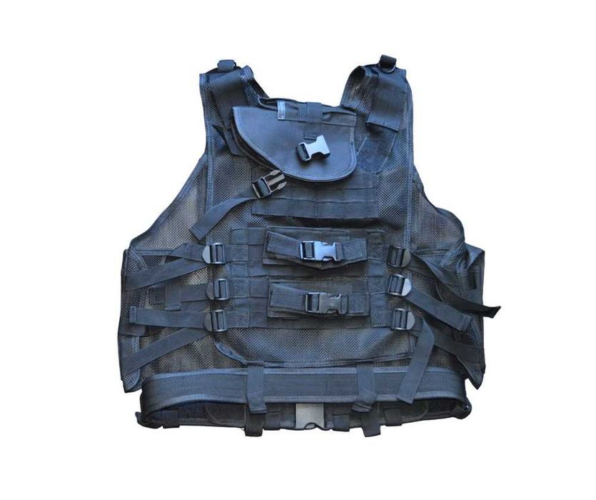 Vesta TACTICA Swiss Arms cu buzunare, holster inclus si curea