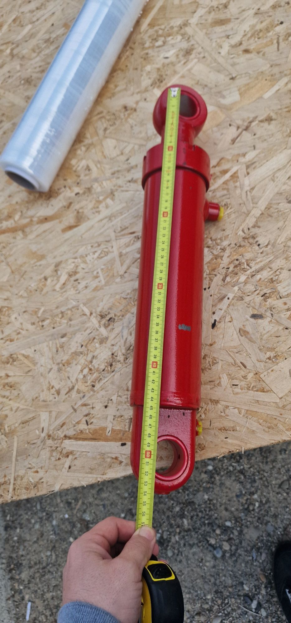 Cilindru hidraulic dublu sens 50 cm lungime diametru tija 50 mm diamet