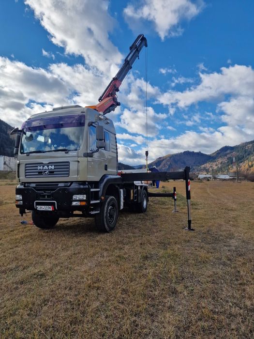 MAN 4x4 cu Macara Palfinger