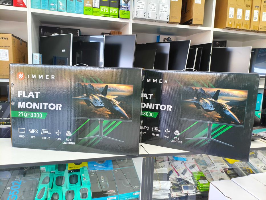 Монитор Immer 27" 2K 180Hz IPS QHD 27QF8000 (HDMI+DP) НОВЫЙ