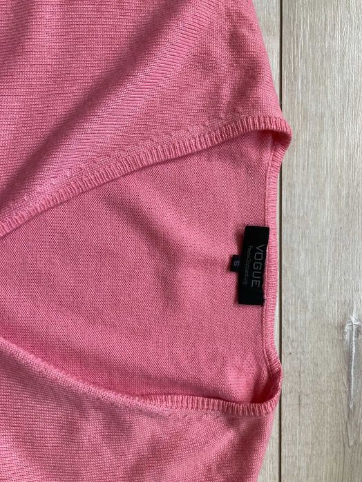 Vogue Cashmere Silk кашмир и коприна жилетка кашмирен пуловер S / M
