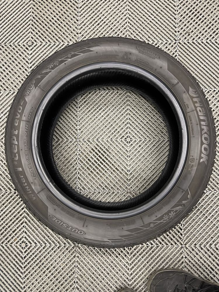 Set Anvelope Cauciucuri Hankook 205 55 R17 M+S Originale cu Profil 6mm
