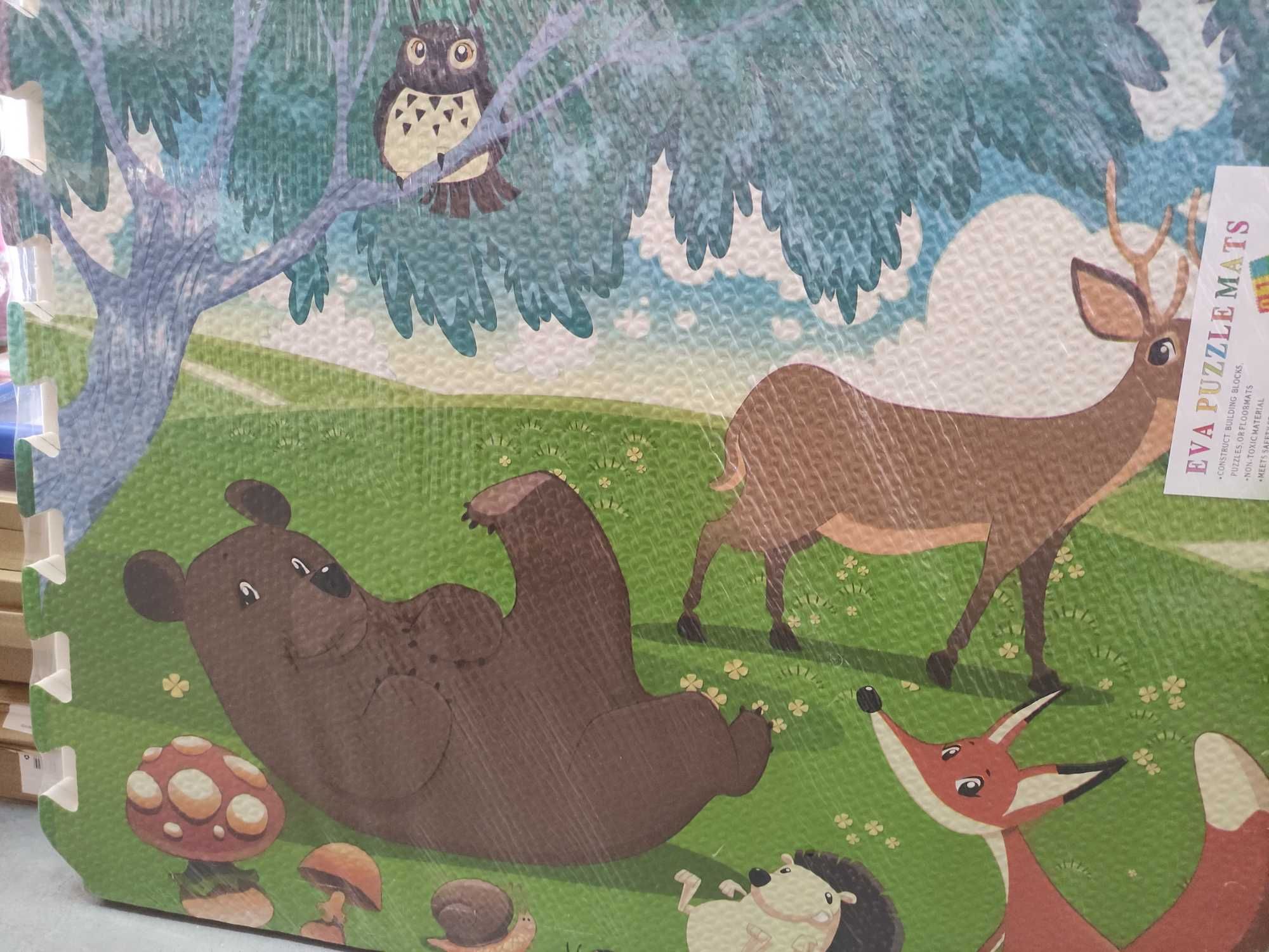 Covor puzzle spuma