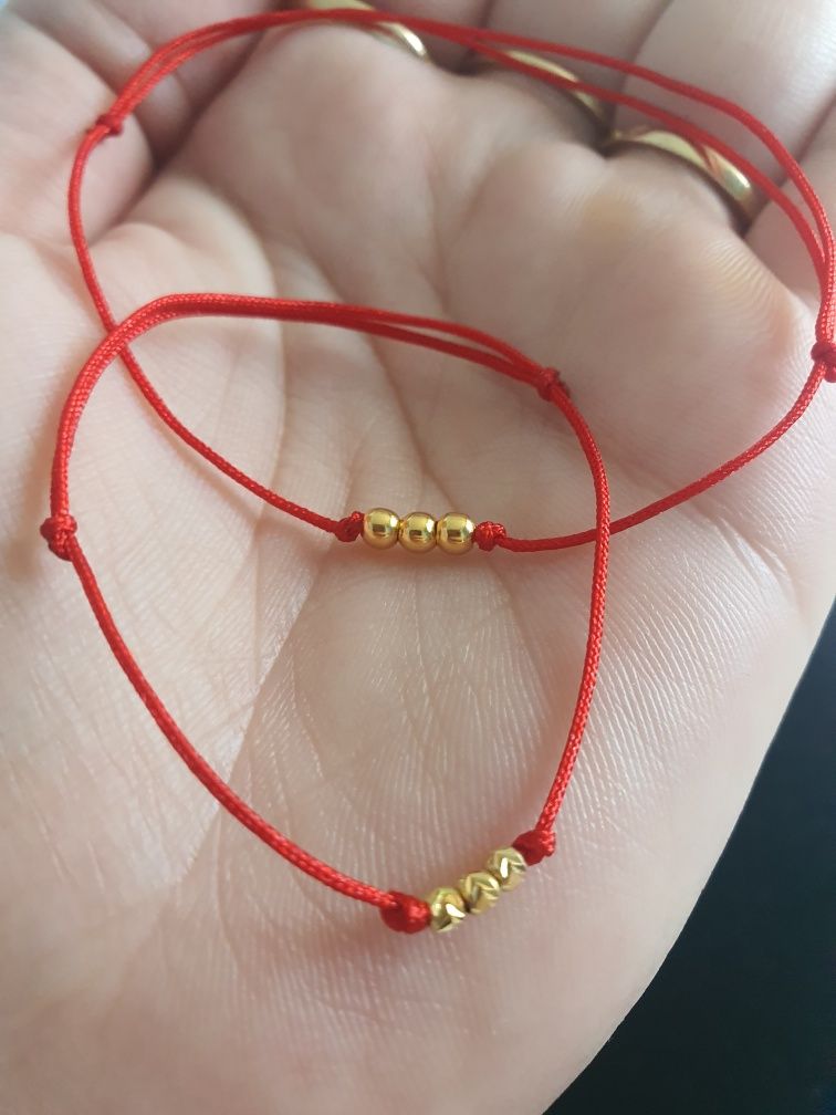 Bratara Martisor, cu bilute din aur