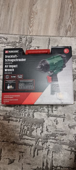 Cheie cu impact pe aer comprimat Parkside