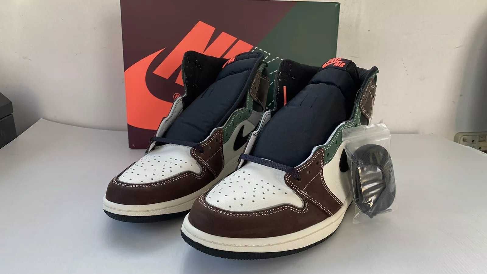 Nike Air Jordan 1 Retro High Hand Crafted - чисто нови с фактура EU 45