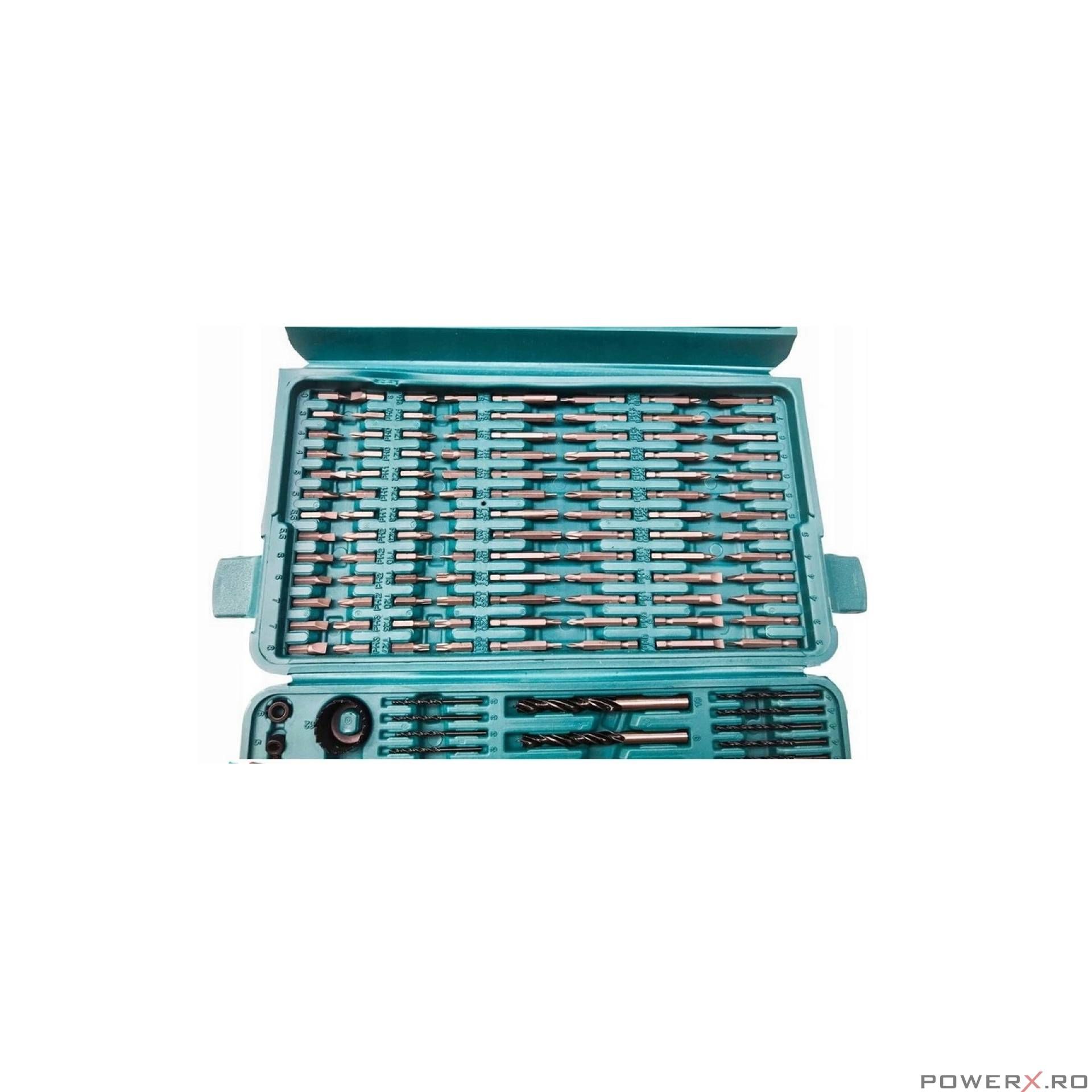 Trusa set 170 burghie metal, beton, lemn Verke