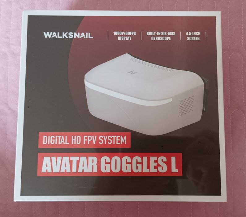 Продам НОВЫЙ комплект walksnail avatar HD goggles L и avatar HD kit v2