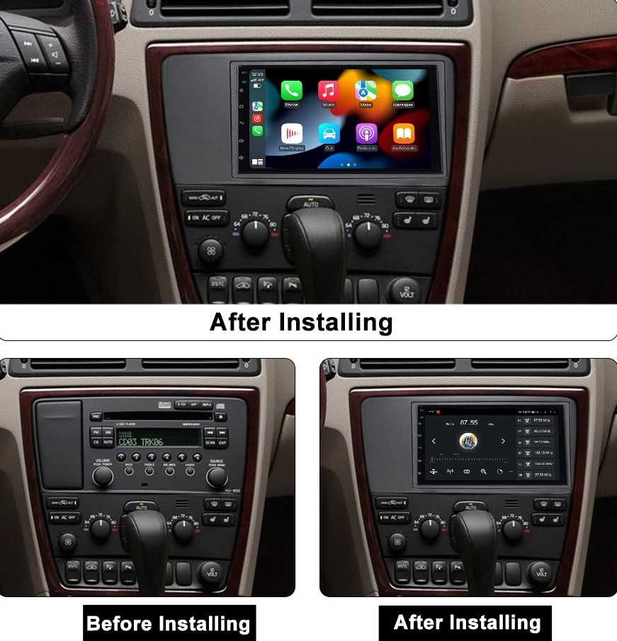 Volvo XC70 V70 S60 01-09 - 7'' Андроид Навигация, 9604