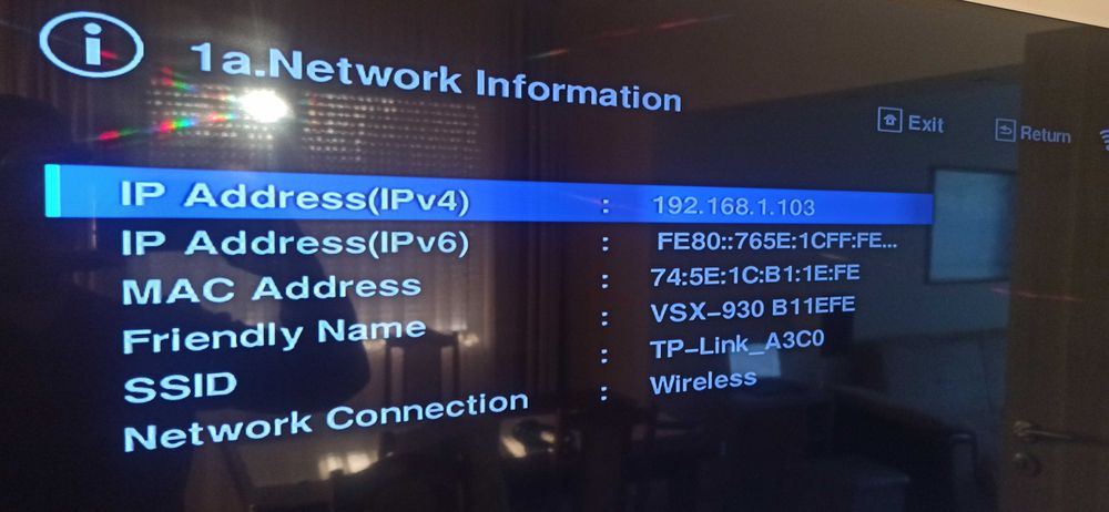 Pioneer VSX-930-K Wi-FI - HDMI дистанционно