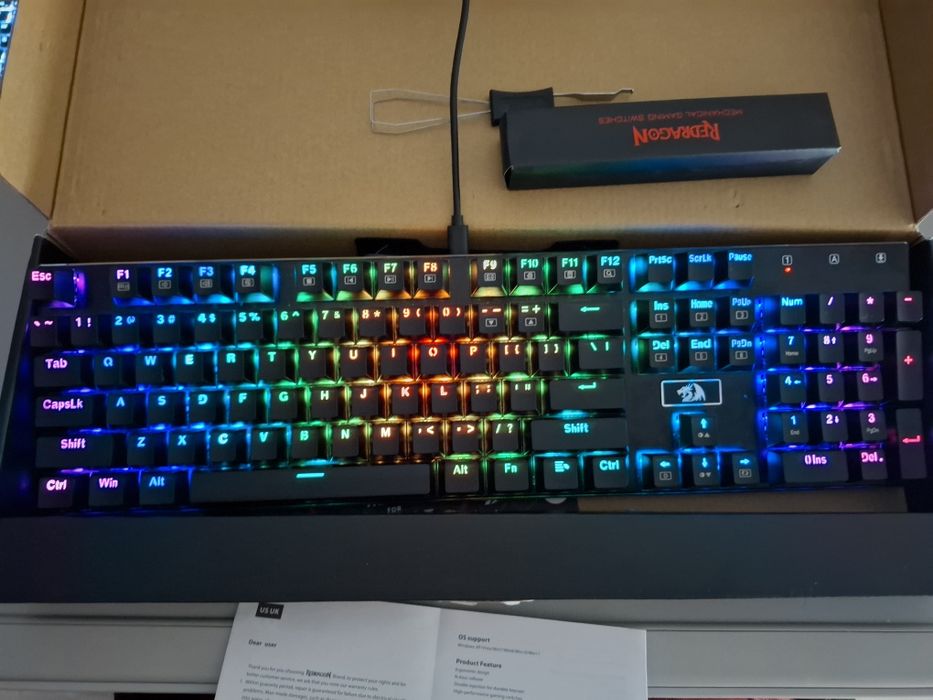 Tastatura Redragon Davajaras K556, mecanica, RGB
