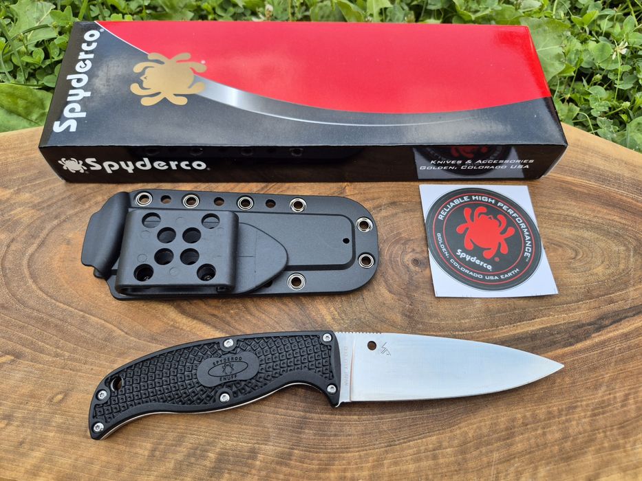 Тактически нож Spyderco Enuff FB31,фиксирана фултанг острие,два цвята
