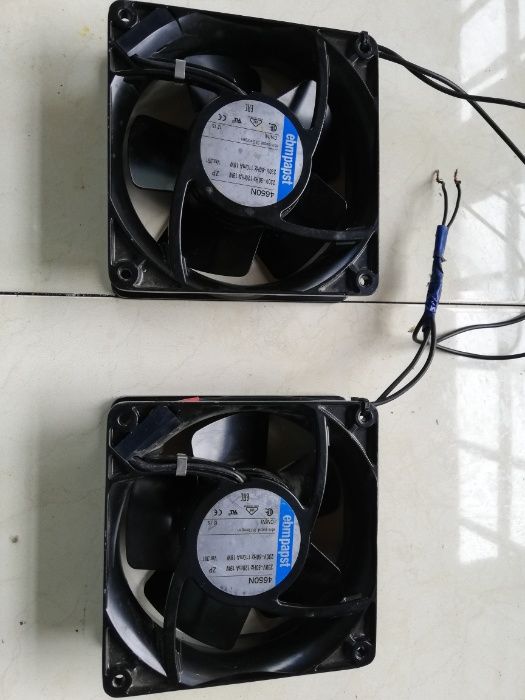 Ventilator axial 230 V/AC, 160 m³/h, 119 x 119 x 38 mm ebmpapst 4650N