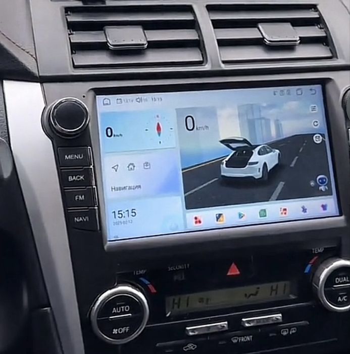 android pioneer 6+64 с рамкой на камри 50