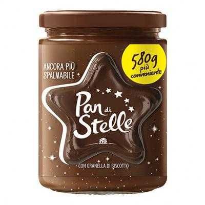 течен шоколад PAN di STELLE от BARILLA внос ИТАЛИЯ 580гр лешник+бискви