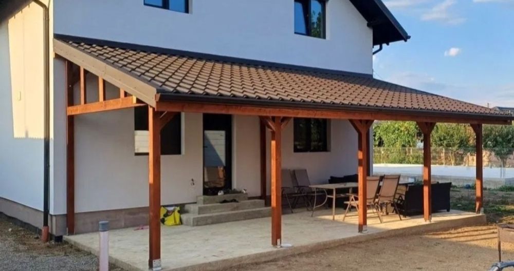 Foișoare și terase realizate pe structură de lemn, pe comandă, pe mode