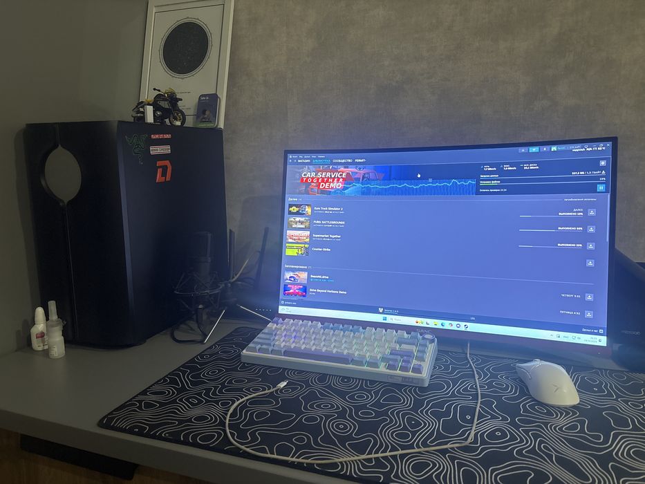 продаю игровой компьютер со всей переферией