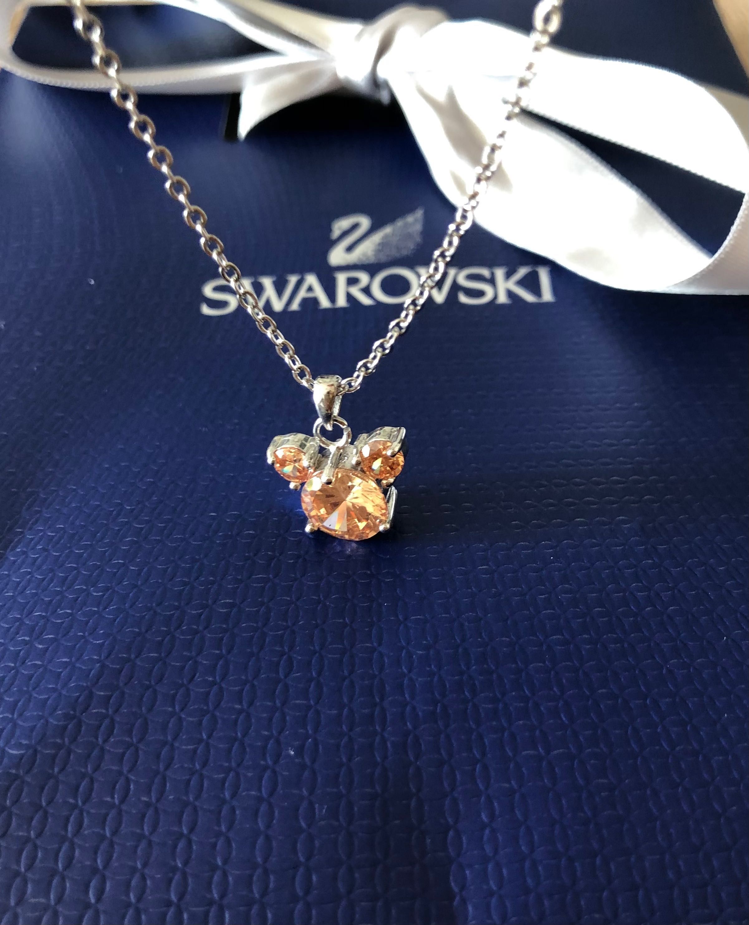 Kолие SWAROVSKI, Комплект SWAROVSKI, Сребърна гривна