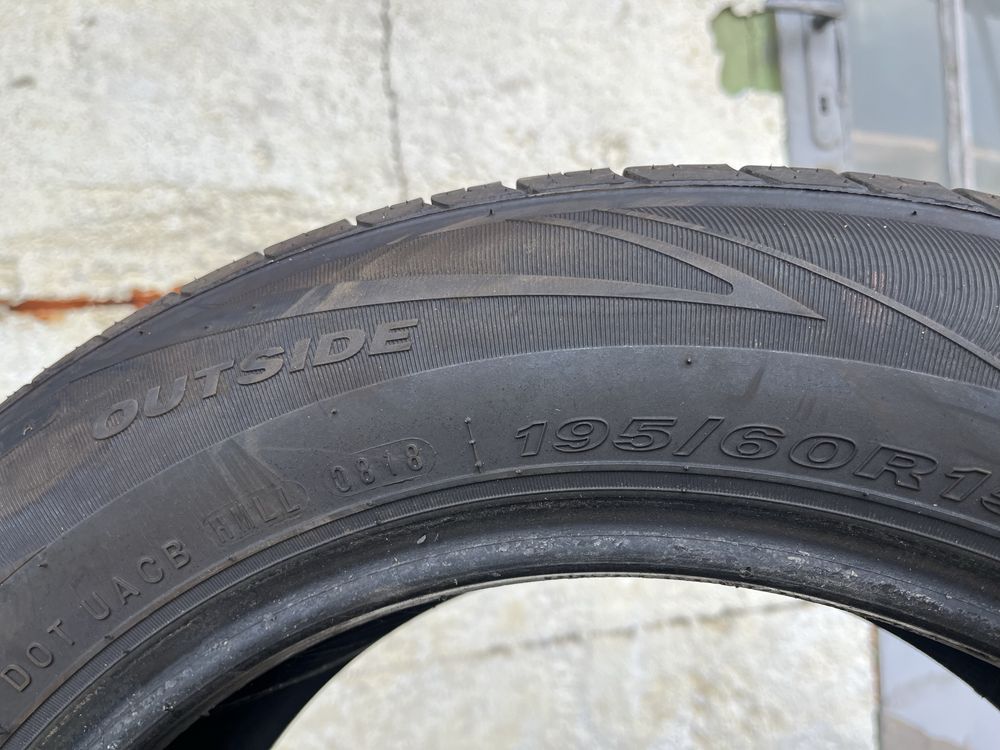 4 бр. летни гуми 195/60/15 Nexen 7 mm DOT 0818