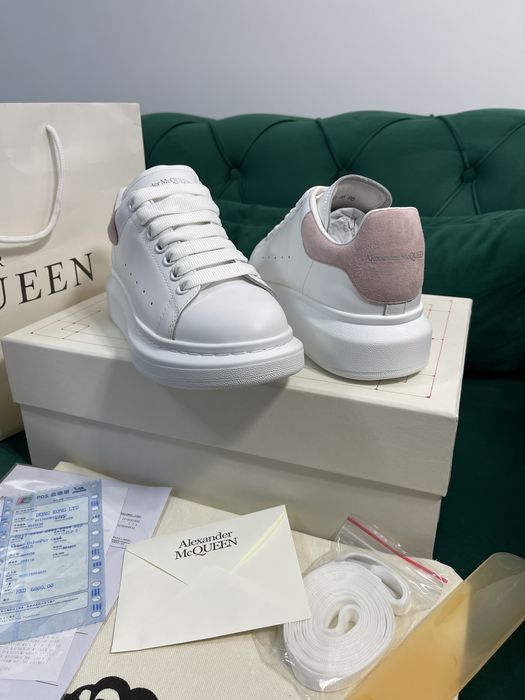 Adidasi Alexander McQueen piele naturala 100% Full Box colectie noua