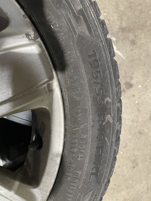 Jante plus anvelope pe 205/55/16 si 195/55/16