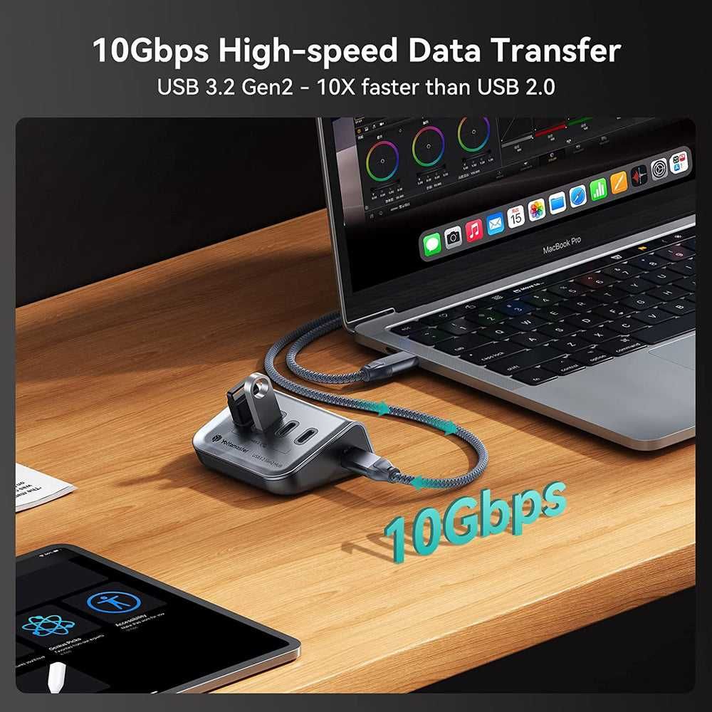 4-Port USB 3.2 10G Hub Yottamaster
