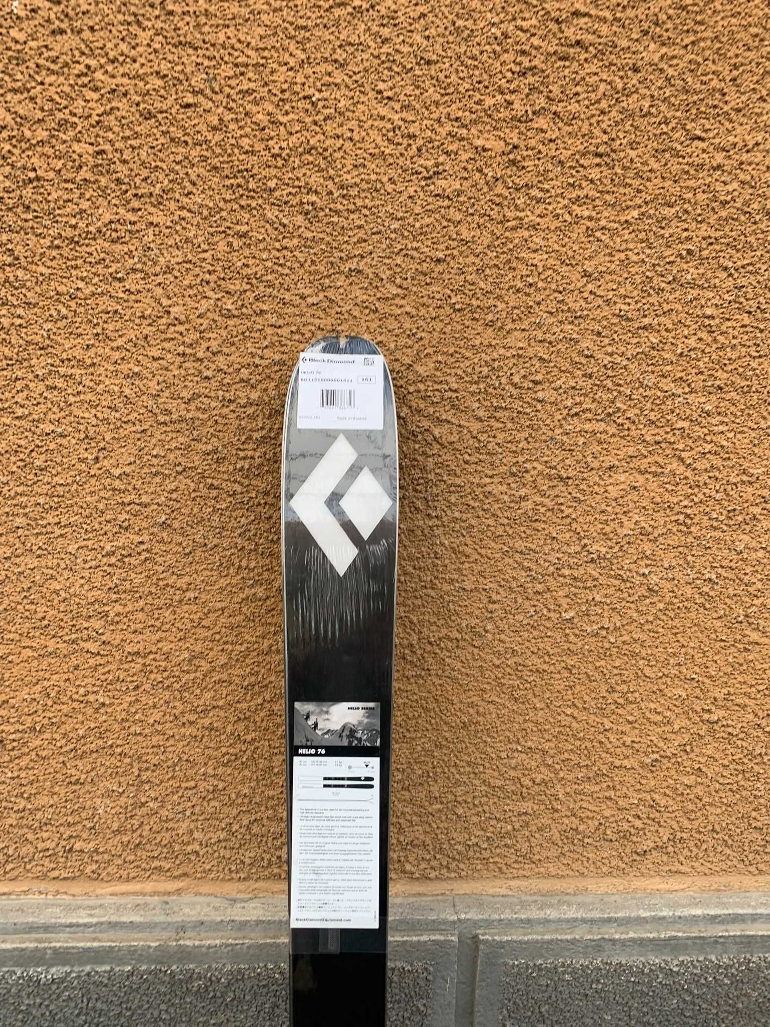 Ski schi NOI Tura Black Diamond Helio 76 161cm