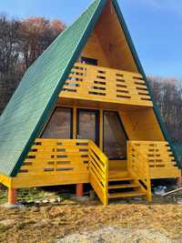 Constructii case si cabane de lemn tip A