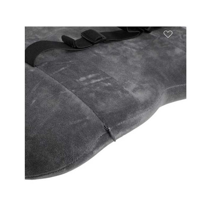 Анатомична възглавница Mercado Trade, За кръст, Мемори пяна, Сив