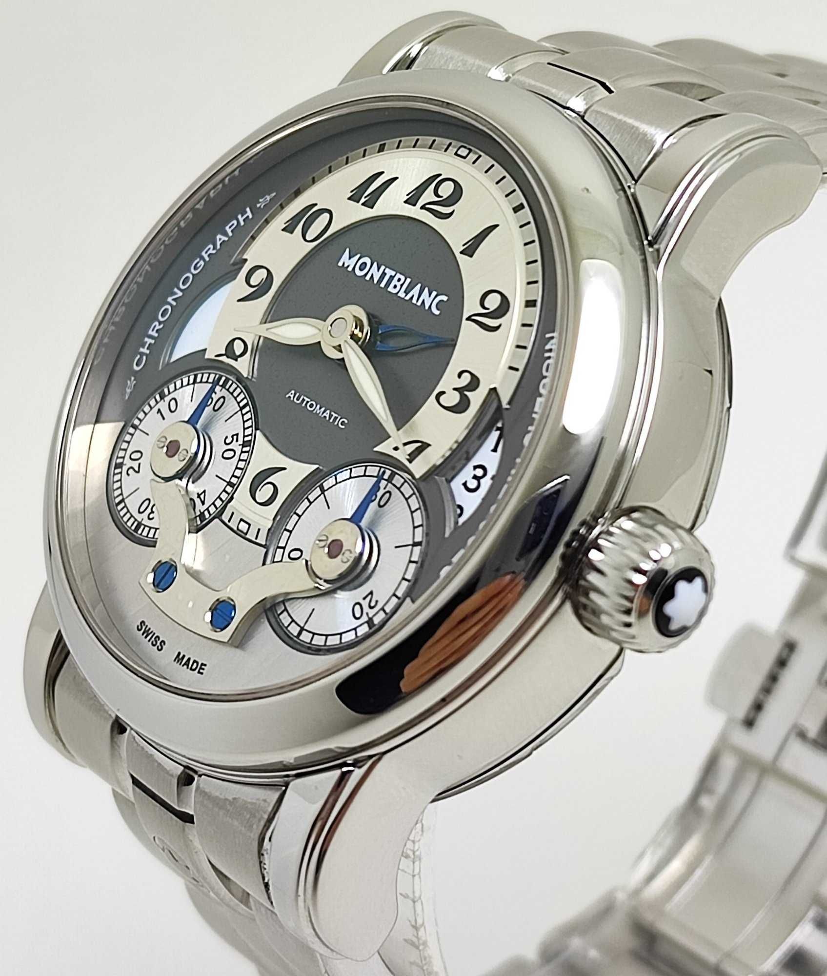 Montblanc Nicolas Rieussec GMT Mono-Pusher Chronograph - като НОВ!