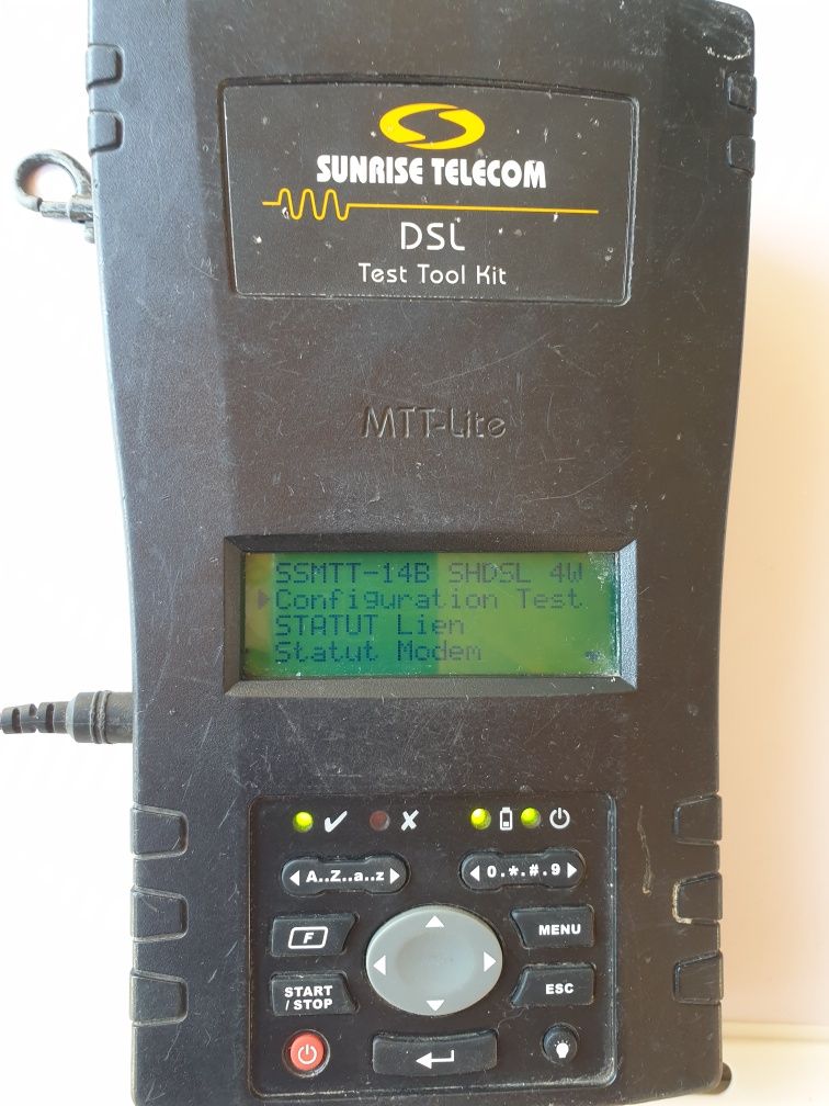 Tester Sunrise Telecom MTT-Lite DSL Test Tool Kit.