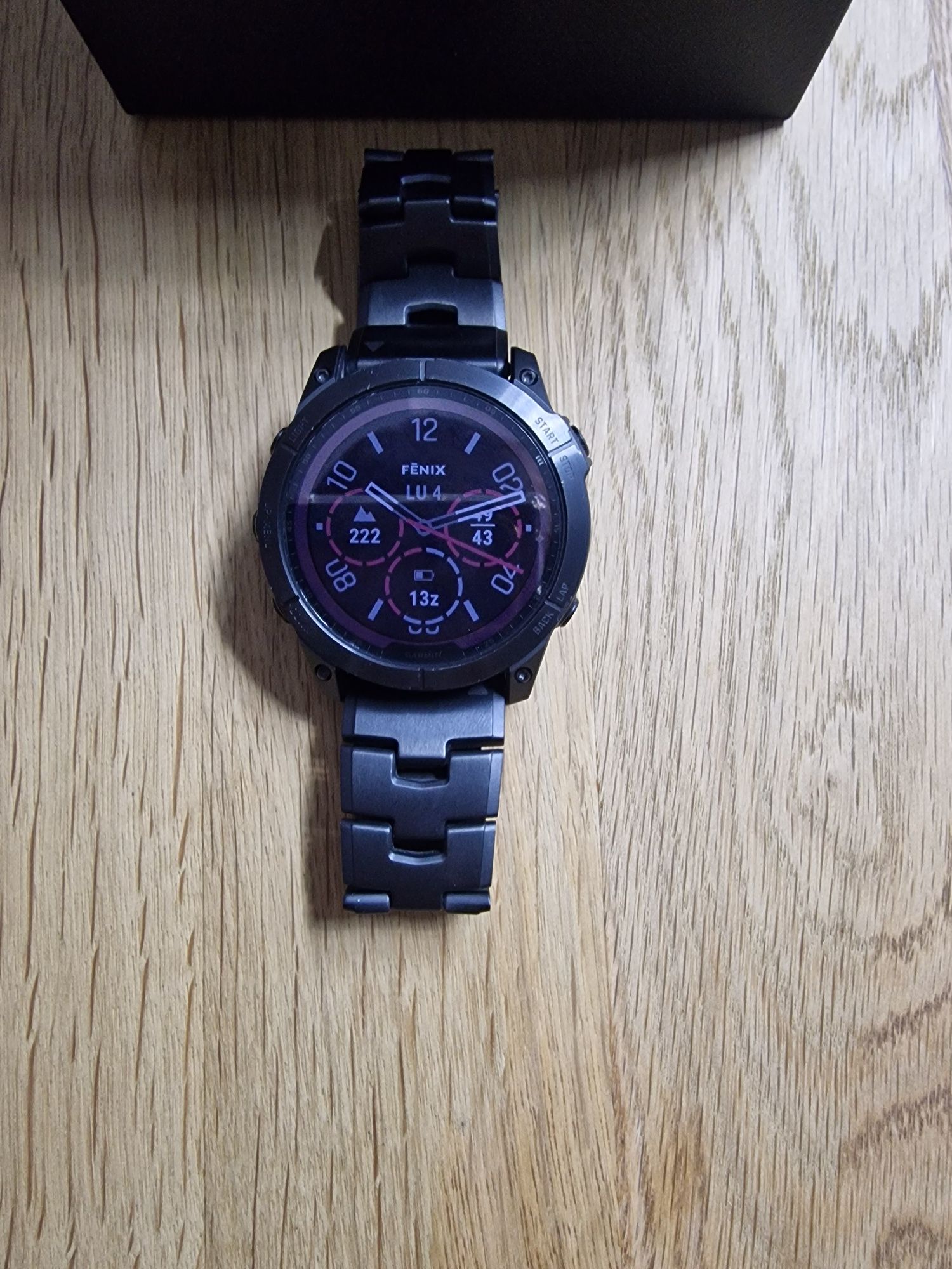 Ceas Smartwatch Garmin Fenix 7X Sapphire Solar, 51 mm