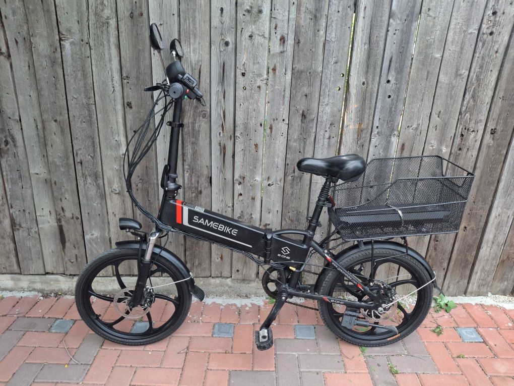 Bicicleta electrica full electric Samebike
