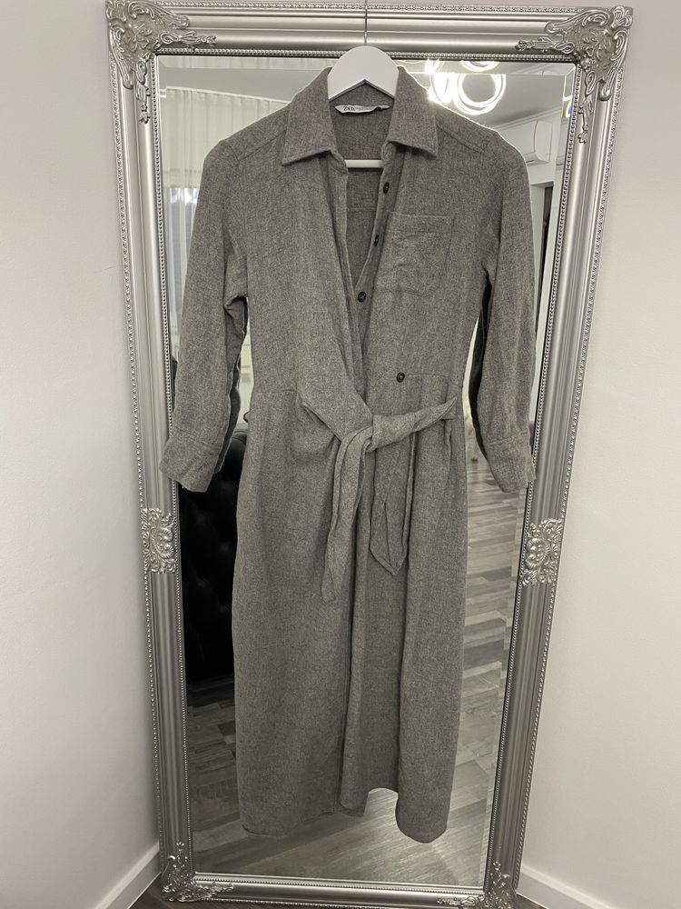 Rochie gri Zara XS