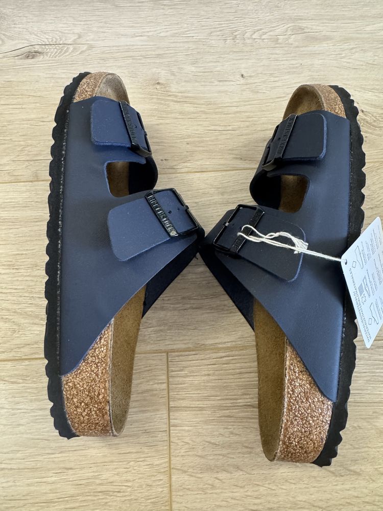 Нови Birkenstock Arizona Bs мъжки Обувки Чехли 51751 Син