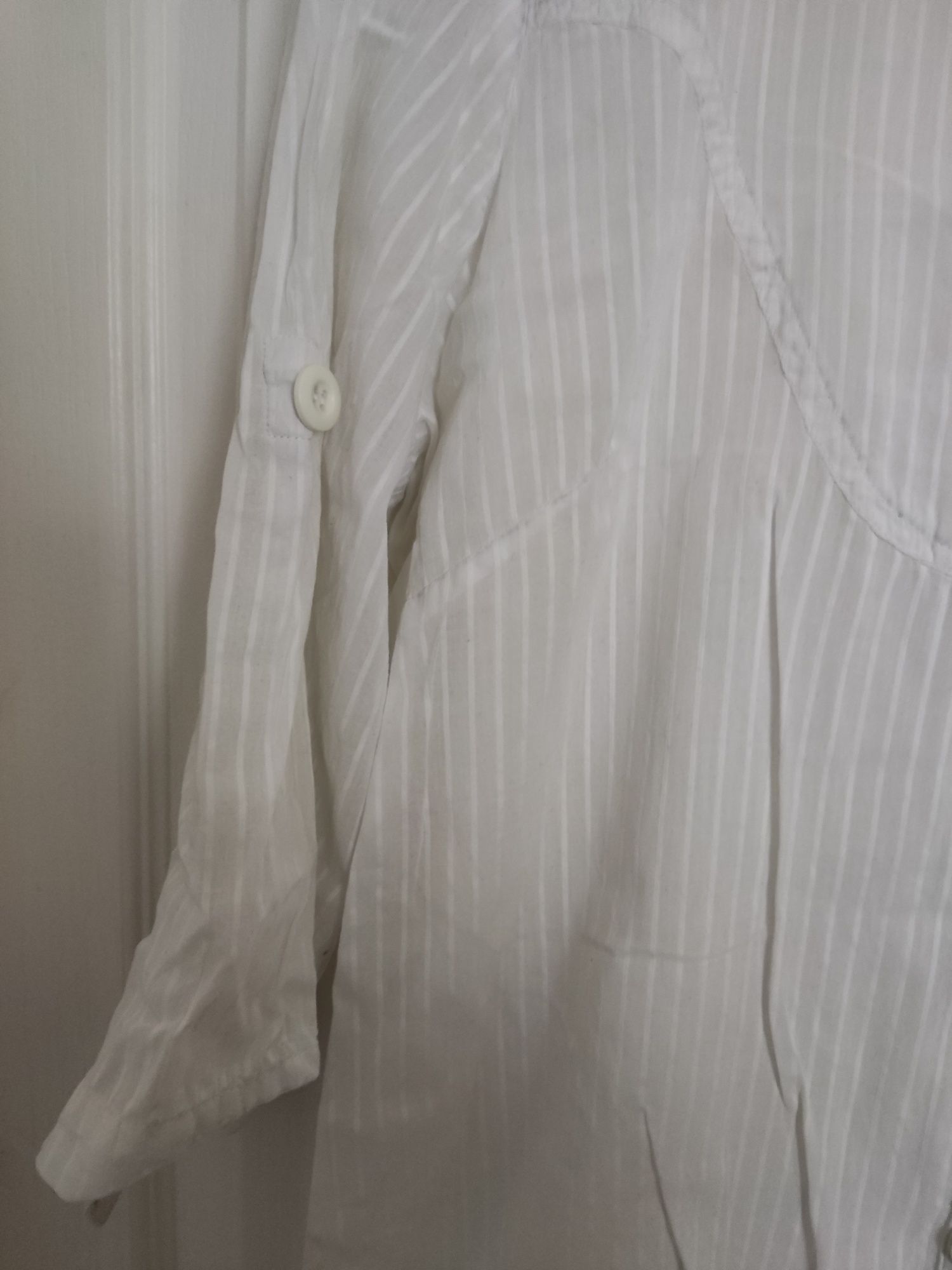 Бяла дълга риза на Vero Moda