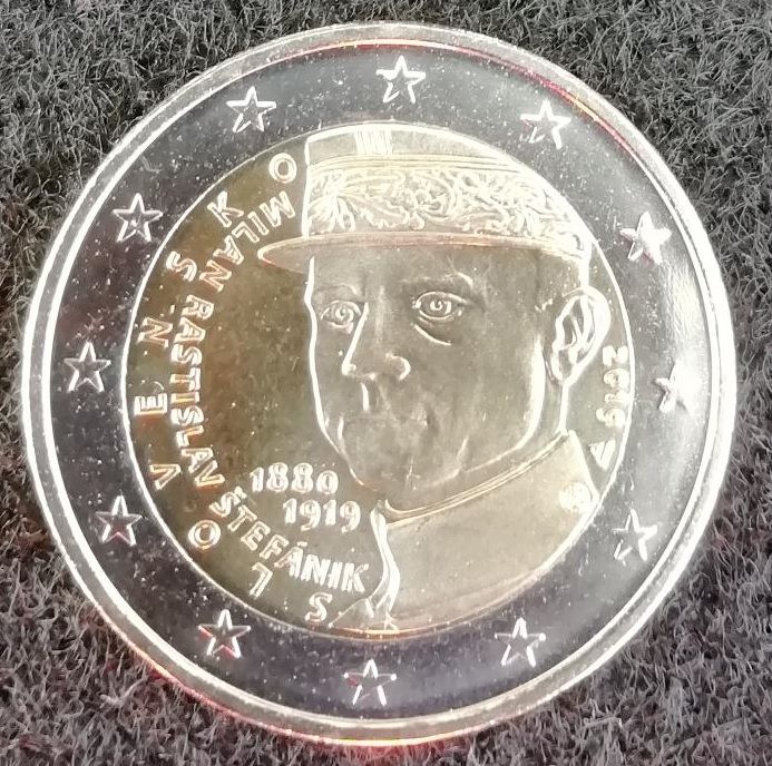 moneda 2 euro comemorativa SLOVACIA 2019 - UNC