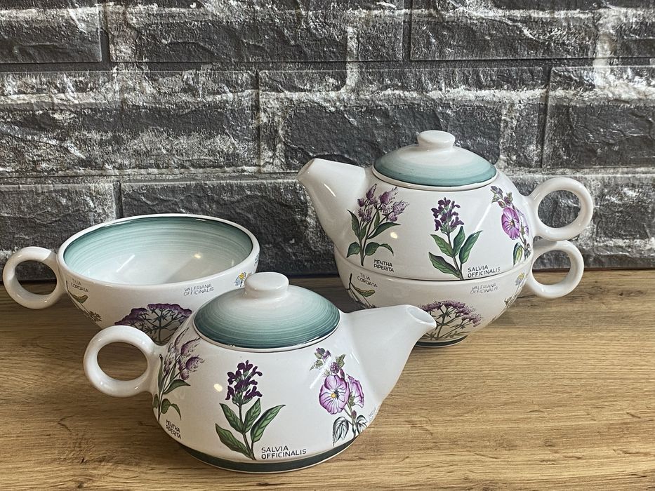 Немски комплект от чайник с чаша -HERR FAYENCE