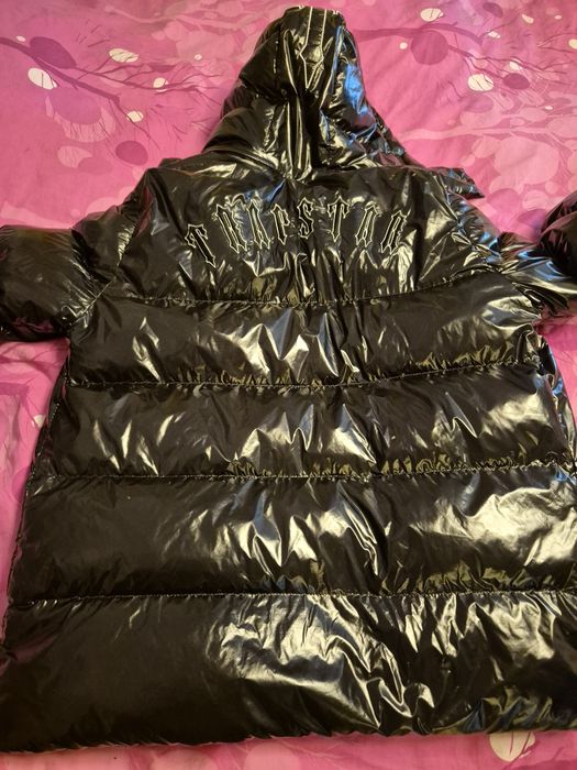 Geaca Trapstar negru licios Marime M