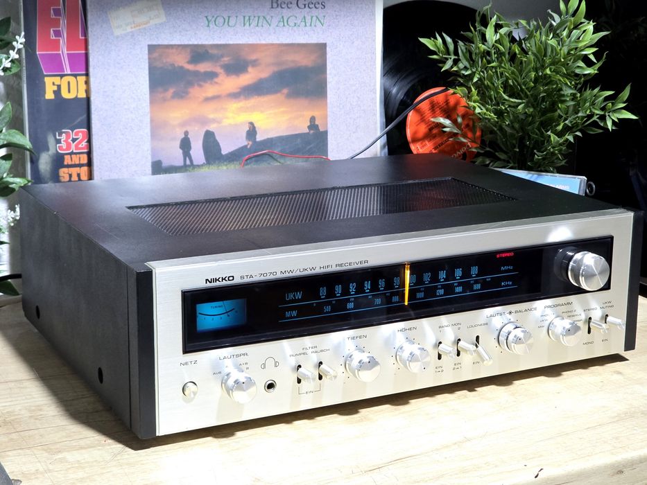 Receiver NIKKO STA-7070, amplituner retro , hifi stereo ,black