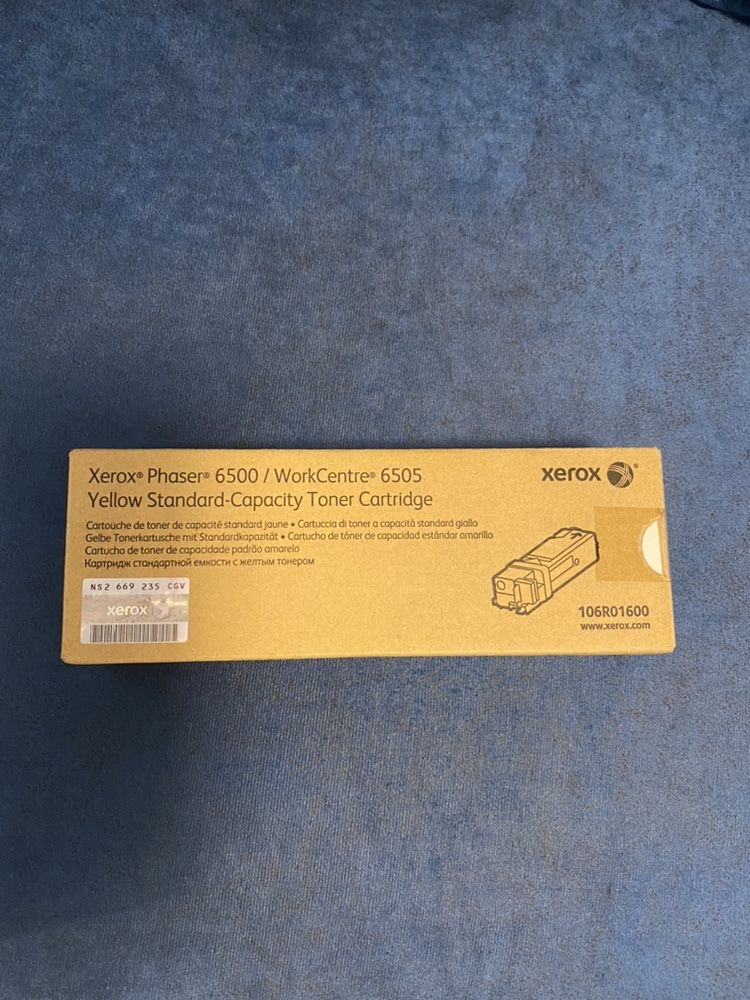 Toner original xerox 106R01600 yellow pt xerox phaser 6500/6505