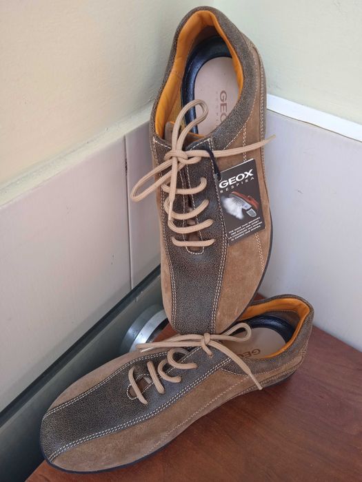 Geox 100% оригинални дамски дишащи обувки естествена кожа - Нови